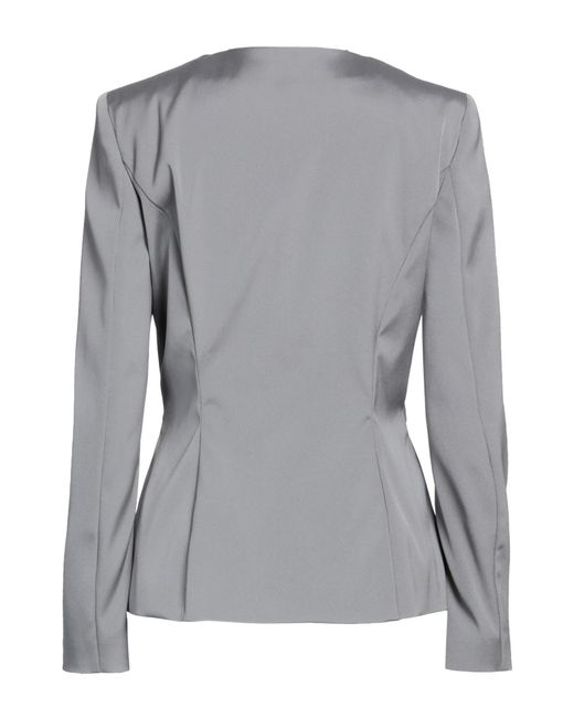 Alberta Ferretti Gray Blazer