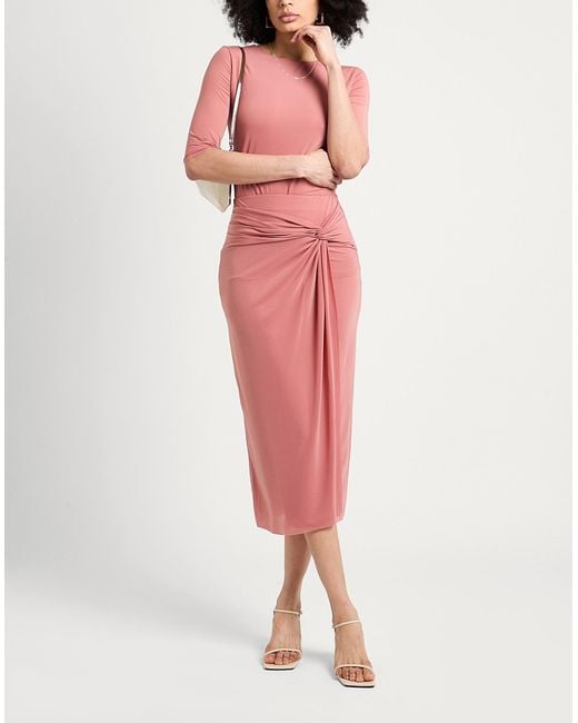 MAX&Co. Pink Midi Skirt