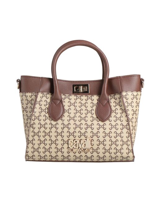 Roberto Cavalli Brown Handbags