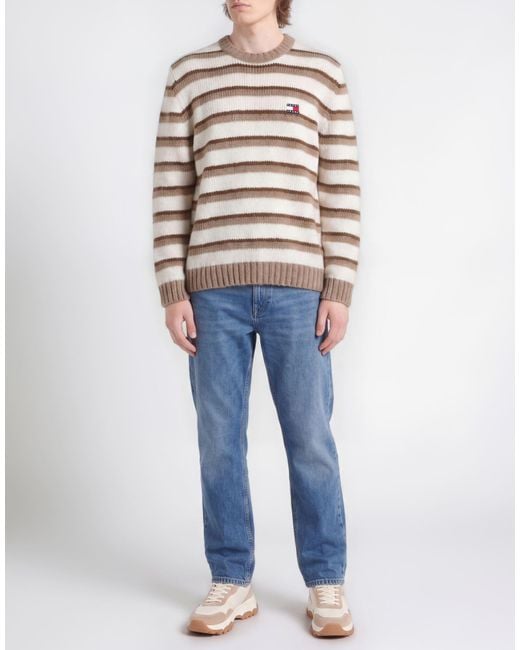 Tommy Hilfiger Natural Sweater Acrylic, Polyester, Alpaca Wool for men