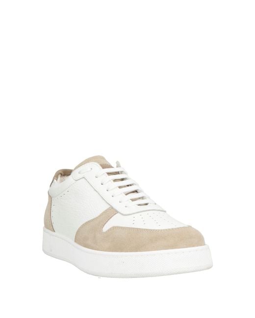 Barba Napoli White Sneakers Leather for men