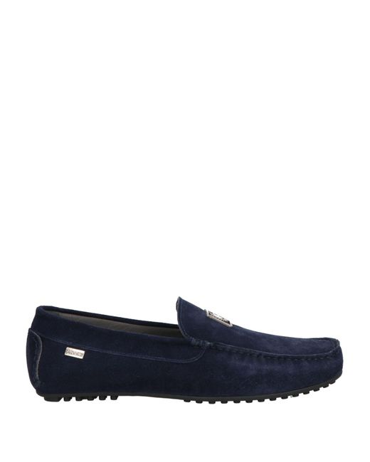 Pollini Blue Loafers for men