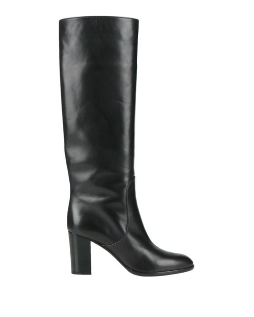 Sergio Rossi Black Boot Leather