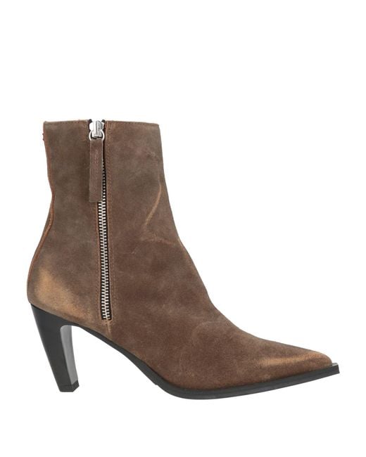 Bottines Halmanera en coloris Brown