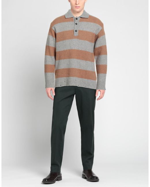 Amaranto Gray Jumper for men