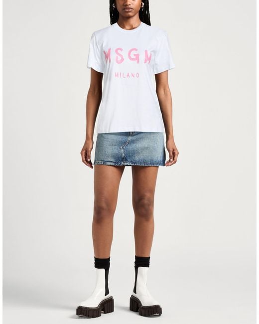 MSGM White T-shirt