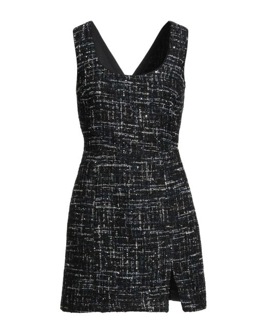 Liu Jo Black Mini Dress Polyester
