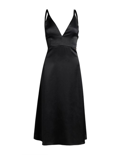 ARMANI EXCHANGE Black Midi Dress
