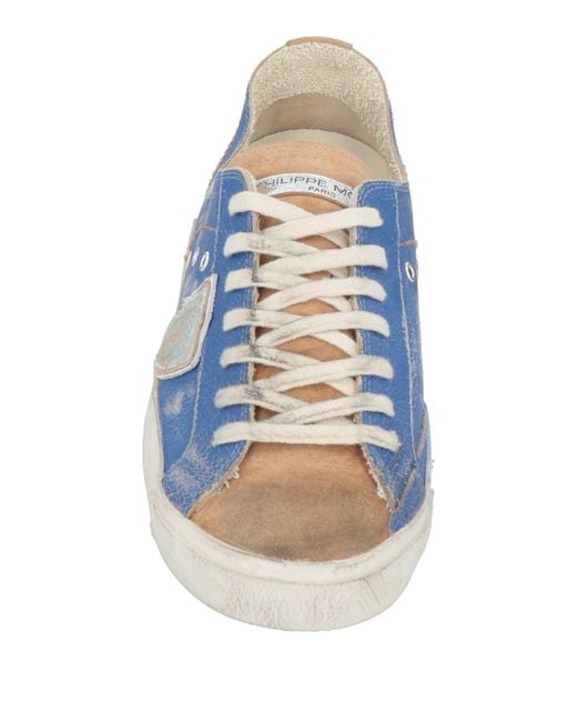 Philippe Model Blue Trainers for men