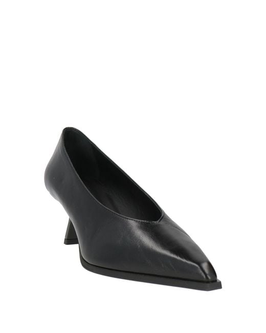 Poeve Black Pumps Leather