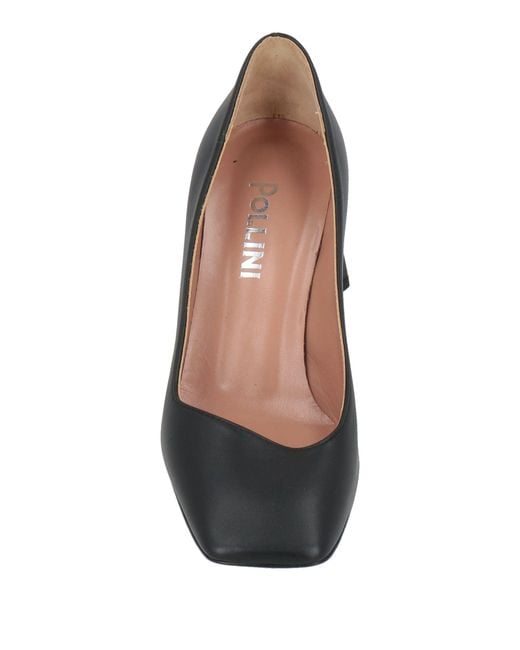 Pollini Black Pumps Leather