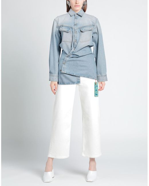 Camicia Jeans di Off-White c/o Virgil Abloh in Blue