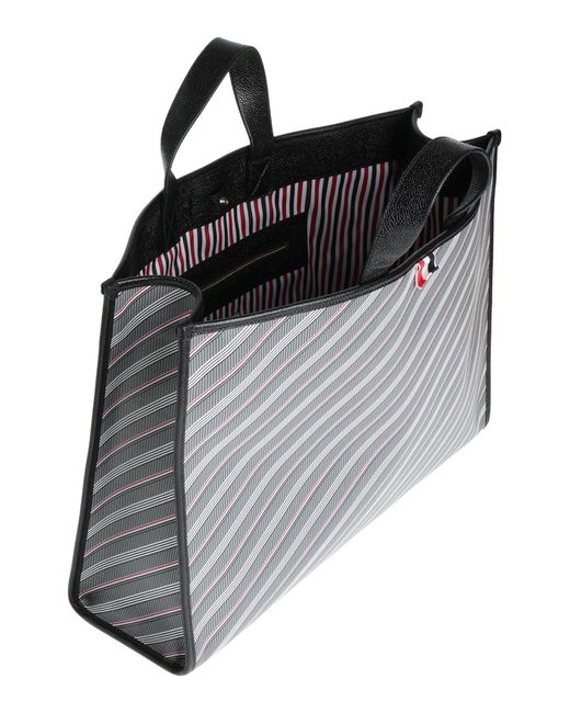Thom Browne Gray Handbag Leather for men