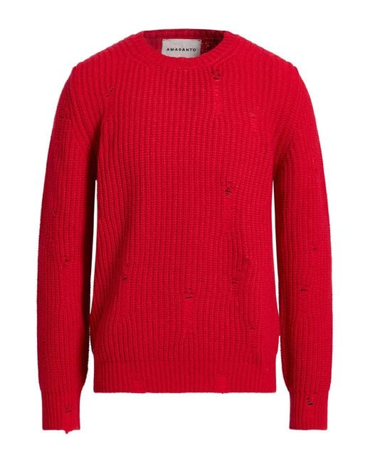 Amaranto Pullover in Red für Herren