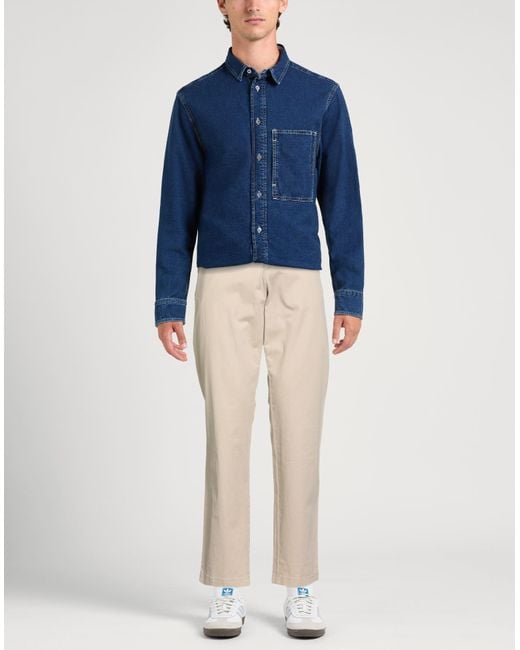 Timberland Natural Pants Cotton, Elastane for men