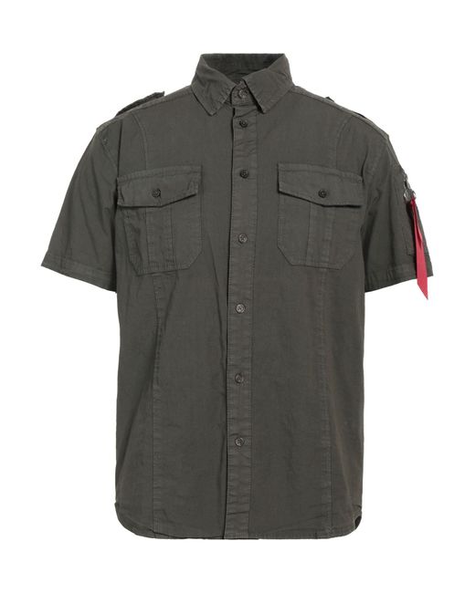 Alpha Industries Gray Shirt for men