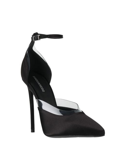 DSquared² Black Pumps Textile Fibers, Pvc