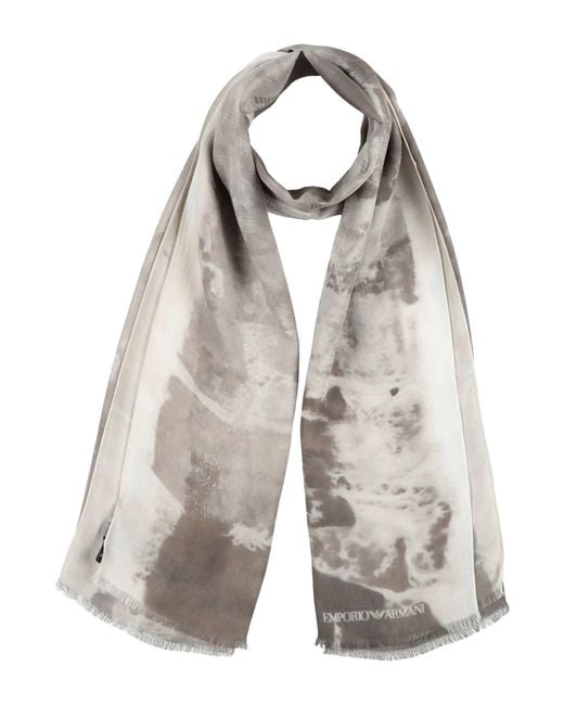 Sciarpa di Emporio Armani in Gray da Uomo