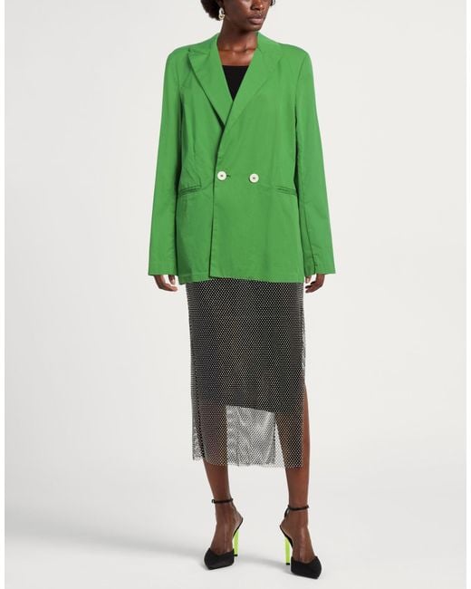 Ottod'Ame Green Blazer Cotton