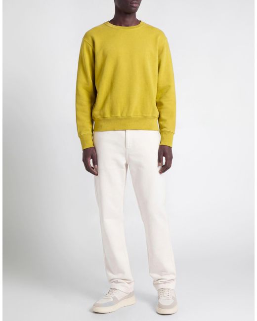 Les Tien Yellow Sweatshirt Cotton for men