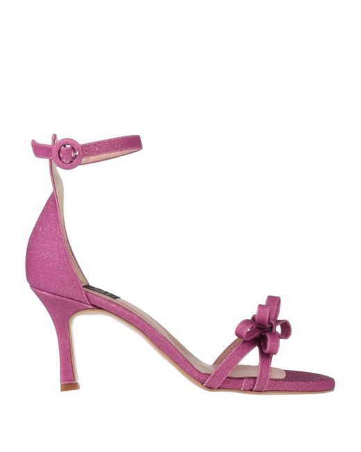 Islo Isabella Lorusso Pink Fuchsia Sandals Textile Fibers