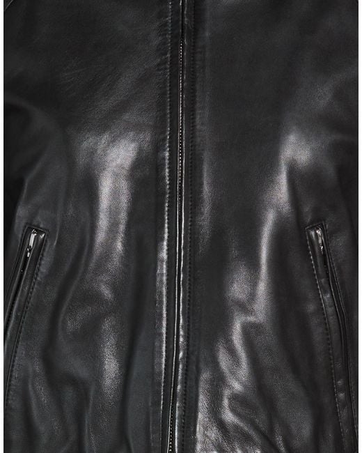 Bully Black Jacket Leather