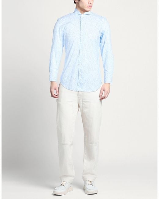 Fedeli Blue Shirts for men