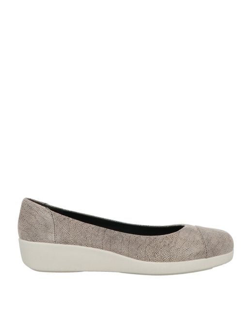 Fitflop White Ballet Flats Leather
