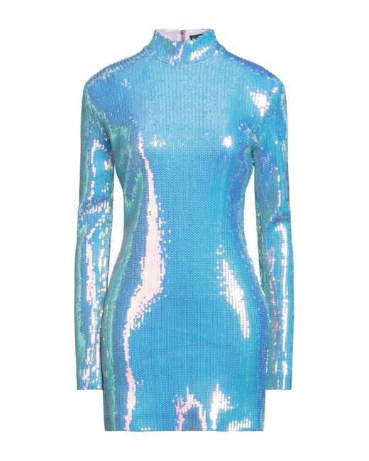 David Koma Blue Mini-Kleid