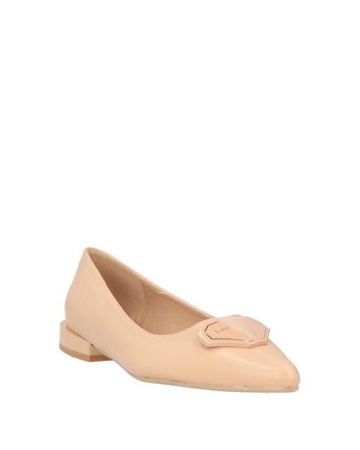 Laura Biagiotti Natural Ballet Flats