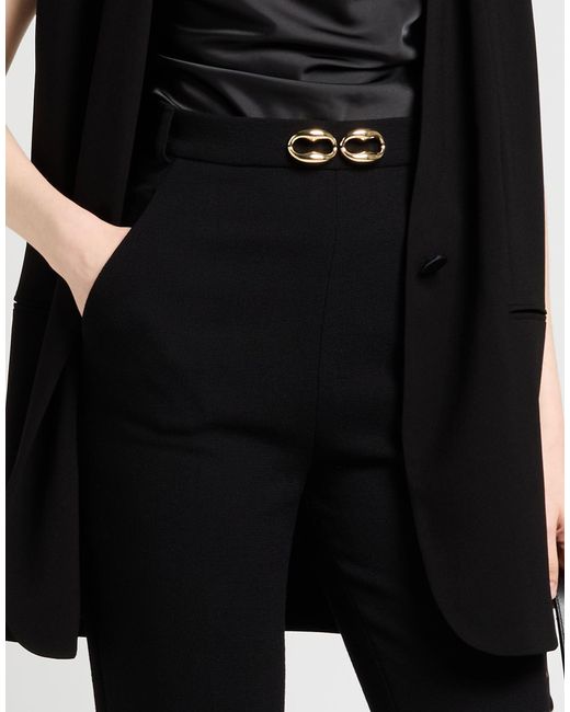 David Koma Black Pants Wool