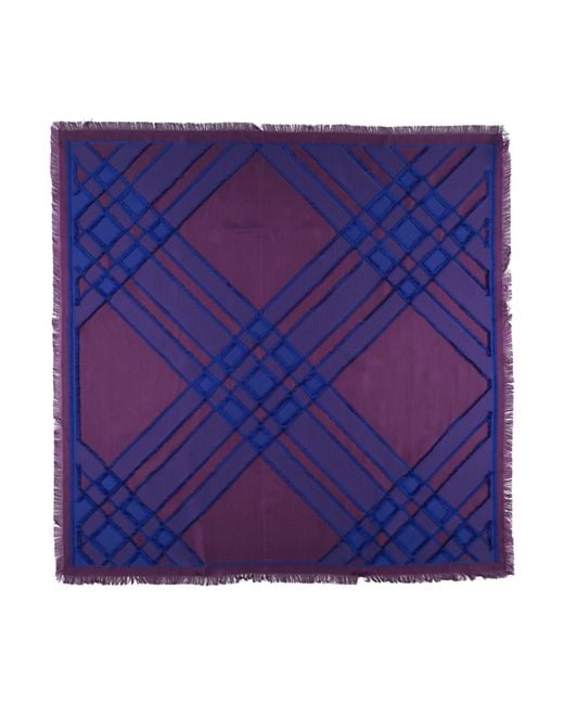 Bufanda Burberry de color Purple