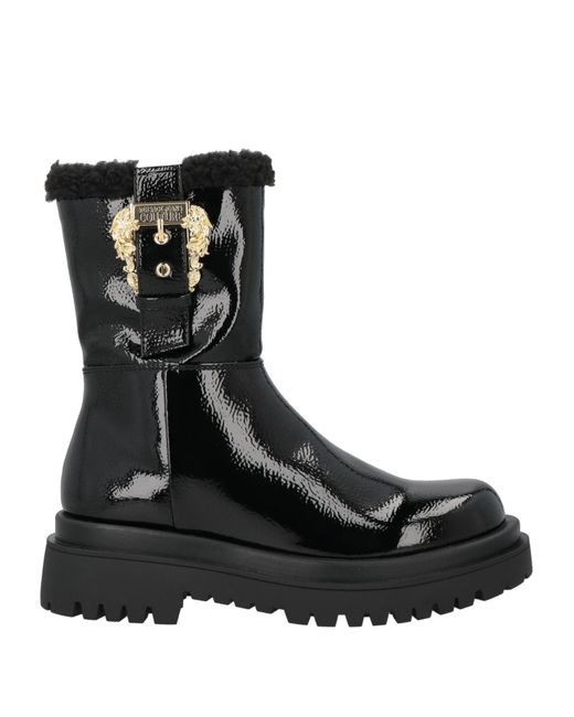 Versace Jeans Couture Black Ankle Boots