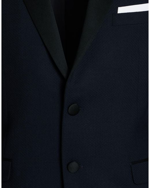 Neil Barrett Blue Midnight Suit Virgin Wool, Polyamide, Elastane, Polyester for men