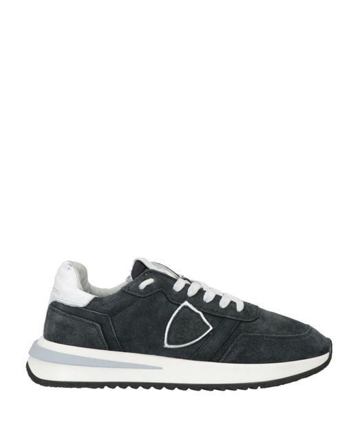 Philippe Model Blue Midnight Sneakers Leather