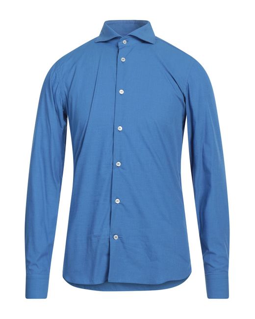 MASTRICAMICIAI Blue Shirt for men