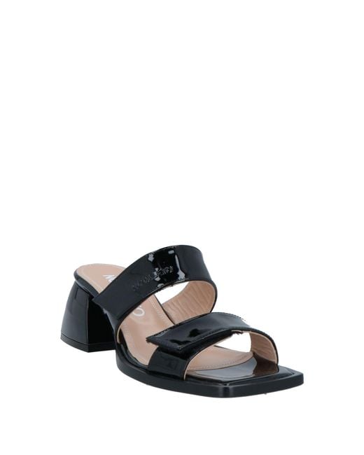 NODALETO Black Sandals