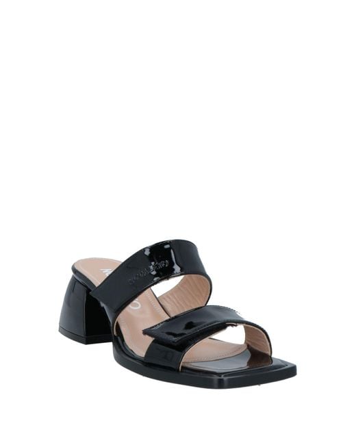 NODALETO Black Sandals