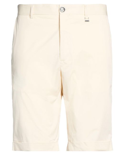 Tombolini Natural Shorts & Bermuda Shorts Cotton, Polyamide, Elastane for men