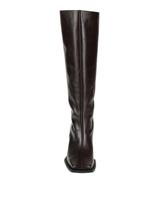 High Black Boot Leather