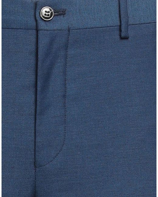Jack & Jones Blue Pants Polyester, Wool, Viscose, Elastane for men