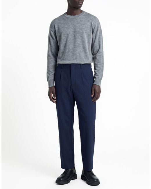 Rag & Bone Blue Pants Wool, Polyester, Elastane for men