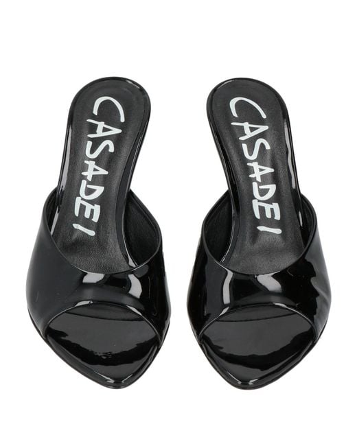 Casadei Black Sandals