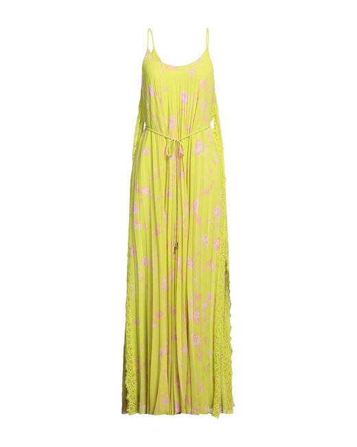 Nenette Yellow Maxi-Kleid