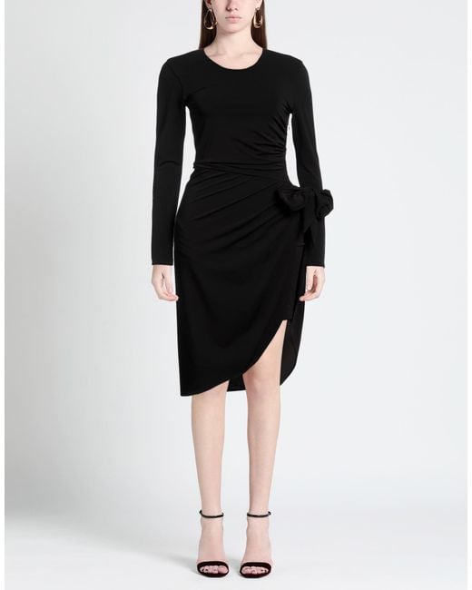 FEDERICA TOSI Black Midi Dress