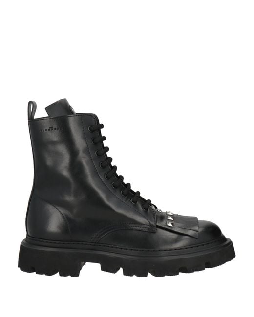 John Richmond Black Ankle Boots for men