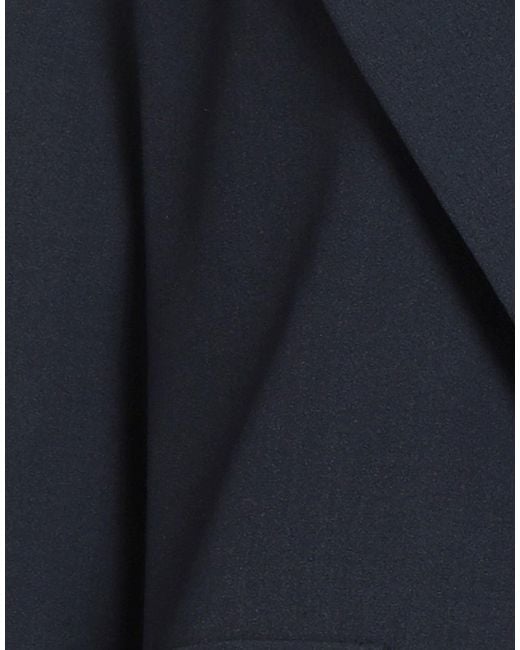 Soallure Blue Blazer Polyester, Viscose, Elastane
