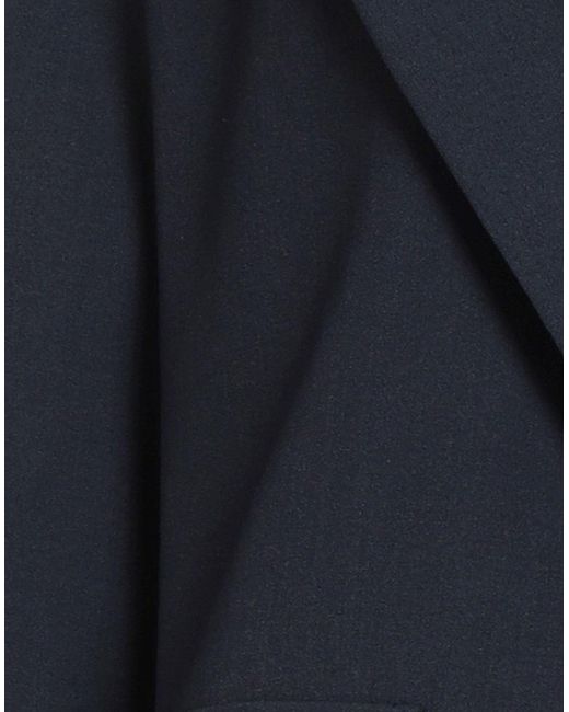 Soallure Blue Blazer Polyester, Viscose, Elastane