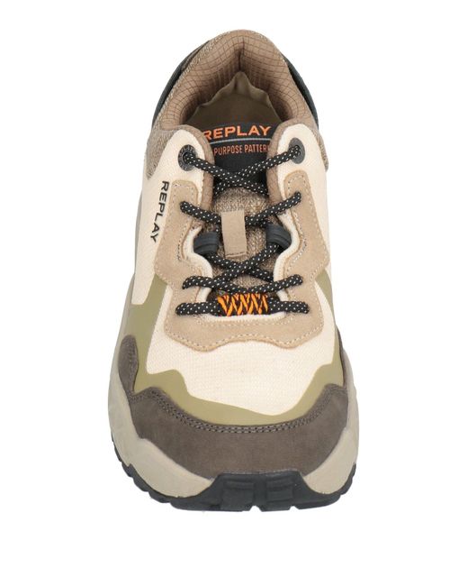 Replay Natural Trainers for men