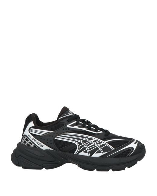PUMA Black Sneakers Textile Fibers for men